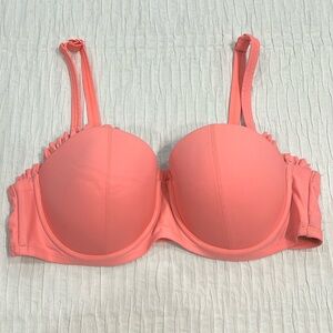 Torrid top swim top plus size pink adjustable straps size 2 beach pool vacation